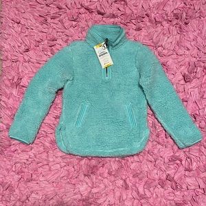 Cuddly Sherpa quarter zip sweatshirt